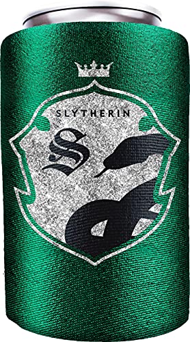 Spoontiques 17122 Slytherin Can Cooler, 5-inch Height, Neoprene