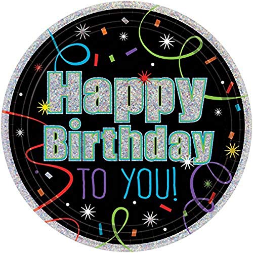 Amscan Plate 21St Birthday 7 Prismatic