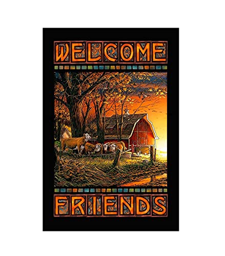 Wild Wings(MN) Welcome Friends Stained Glass Art by Terry Redlin
