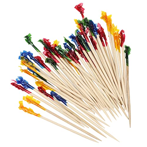 Chef Craft Select Frilled Picks, 50 piece set, Birch