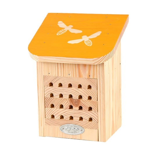 Esschert Design WA79 Diapositive Bee House, 7.9-inch Height, Wood