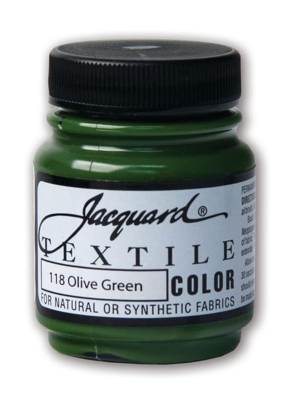 Jacquard Textile Paint 2.25 Oz Olive Green