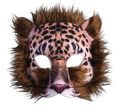 Forum Novelties 3D Print Costume Half Mask: Leopard