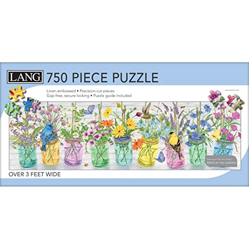 LANG Herb Jars 750 Piece Panoramic Jigsaw Puzzle