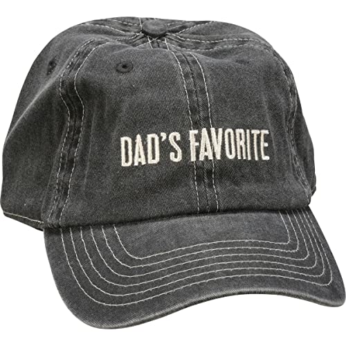Primitives by Kathy 112917 Dad's Favorite Baseball Cap Black
