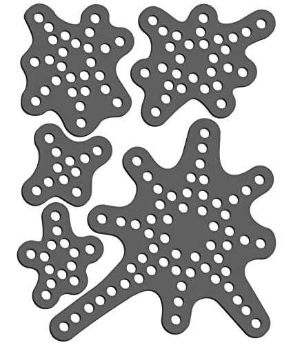 Rhinestone Genie STARBURSTS 002 Magnetic Rhinestone Template, Black