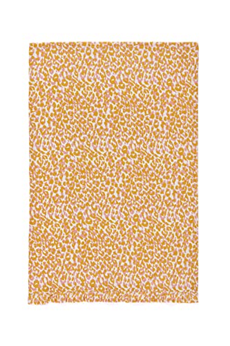 Shiraleah Nora Pink Leopard Print Tea Towel