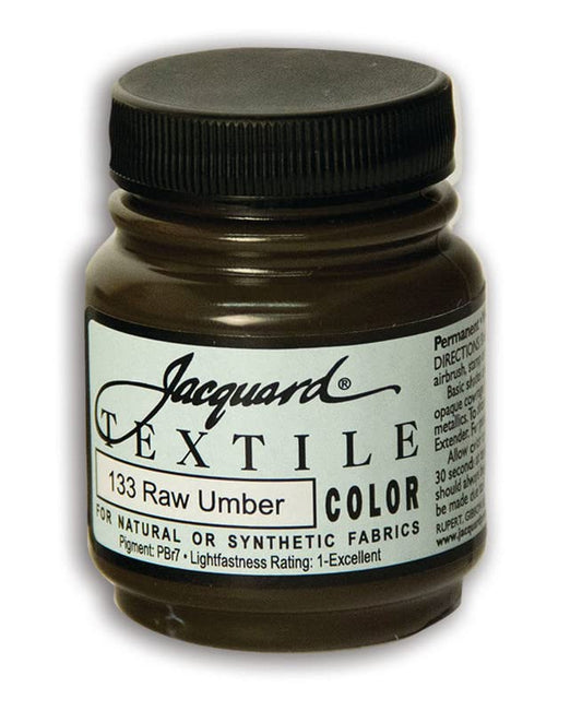 Jacquard Textile Paint 2.25 Oz Raw Umber