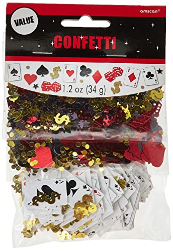 Amscan Casino Party Confetti, 1.2 oz.