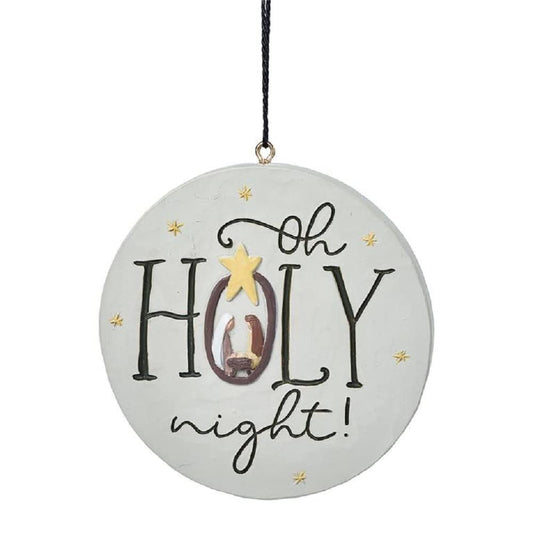 Blossom Bucket Oh Holy Night Christmas Ornament