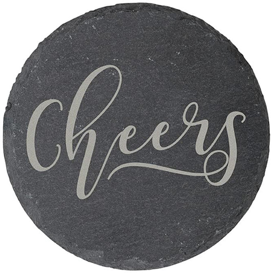 Carson Home Cheers Coaster, 4-inch Diameter, Set of 4