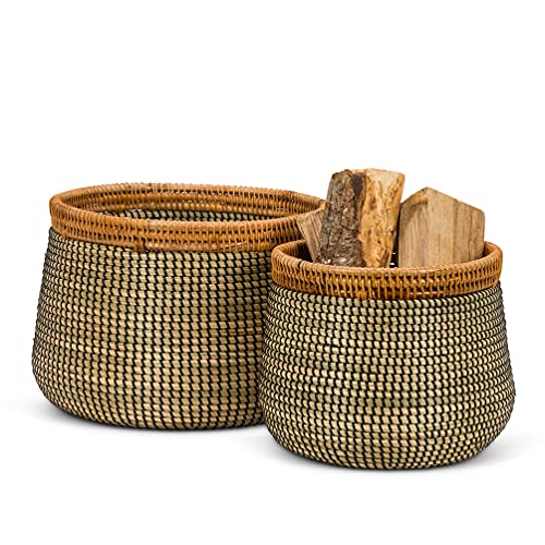 Abbott Collection  Home Set of 3 Deep Baskets/Planters