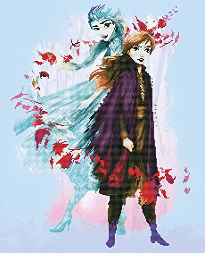Camelot Crafts Pracht Creatives Hobby Dotz Disney Frozen II Destiny Awaits Sparkling DIY Approx. 80 x 65 cm Large Diamond Painting Creative Craft Trend, Colourful
