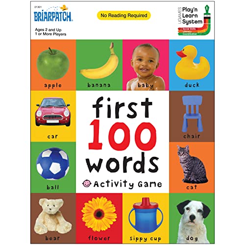 University Games First 100 Words Activity Game, Active Fun and Learning for Toddlers and Children Ages 2 to 5 Years from Briarpatch