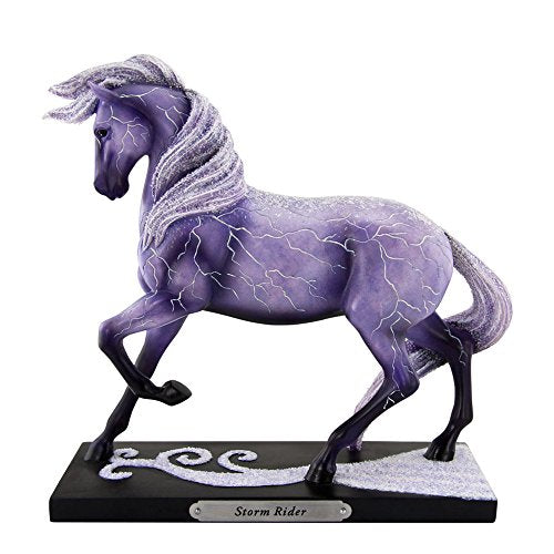 Enesco Trail of Painted Ponies Storm Rider Stone Resin Horse Figurine, 7