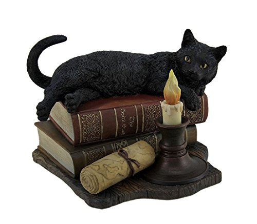 Unicorn Studio Veronese Design The Witching Hour Black Cat Sculpture