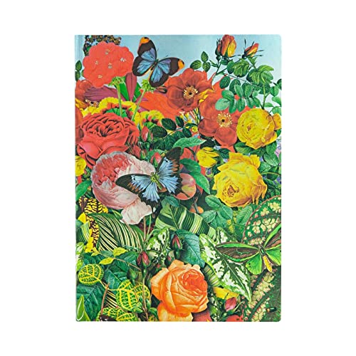 Paperblanks | Butterfly Garden | Nature Montages | Softcover Flexi | Midi | Lined | 240 Pg | 100 GSM