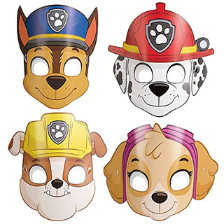 Unique Industries PAW Patrol Party Masks, Assorted 8ct