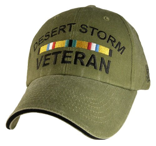 Eagle Crest Desert Storm Veteran with Ribbon Cap, Adjustable, Green