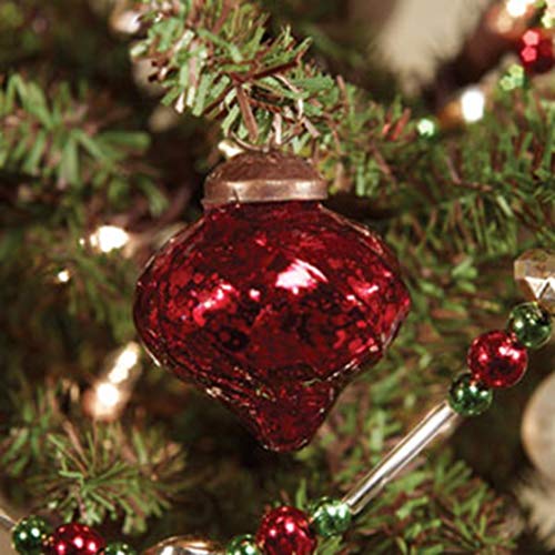 The Country House Collection 86970 Onion Mercury Ornament, 1-inch Height, Silver