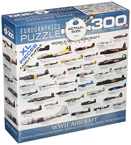 EuroGraphics WWII Airplanes 300 Piece Puzzle (Small Box) Puzzle, Multi