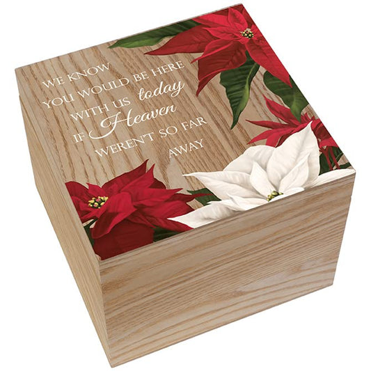 Carson Home Accents So Far Away Keepsake Memory Box, 8-inch Square