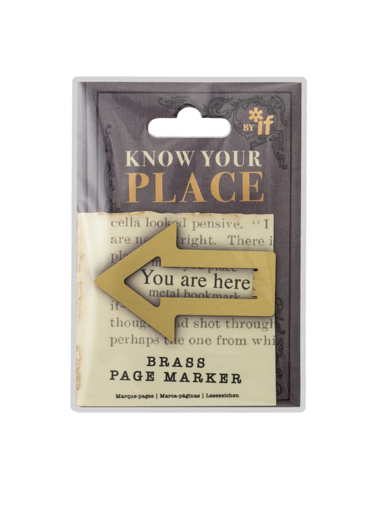 Know Your Place-Brass Page Marker