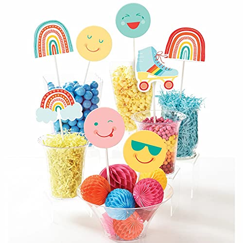 Amscan All Smiles Party Topper | 12 Pieces