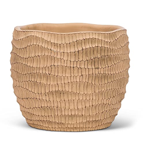 Abbott Collection  Home Large Ridged Tall Vase/Planter