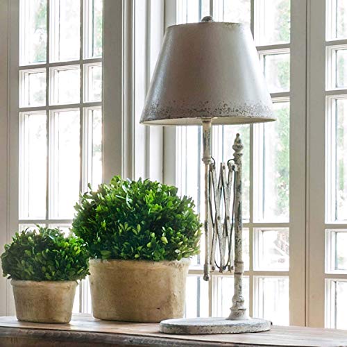 Park Hill Collection ELT80650 Reading Lamp, 27.25-inch High, Metal
