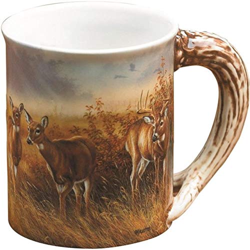 Wild Wings(WI) Deer Sculpted Mug by Rosemary Millette