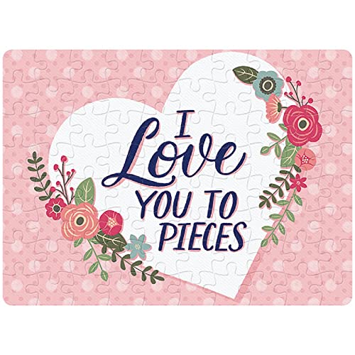 Carson Home 24679 Love You Gift Boxed Puzzle, 8-inch Length, Iridescent Hardboard