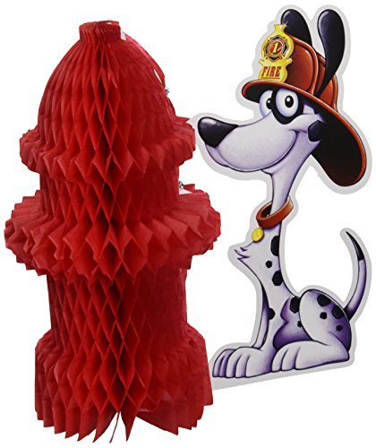 Beistle Fire Hydrant Centerpiece Party Accessory (1 count) (1/Pkg)