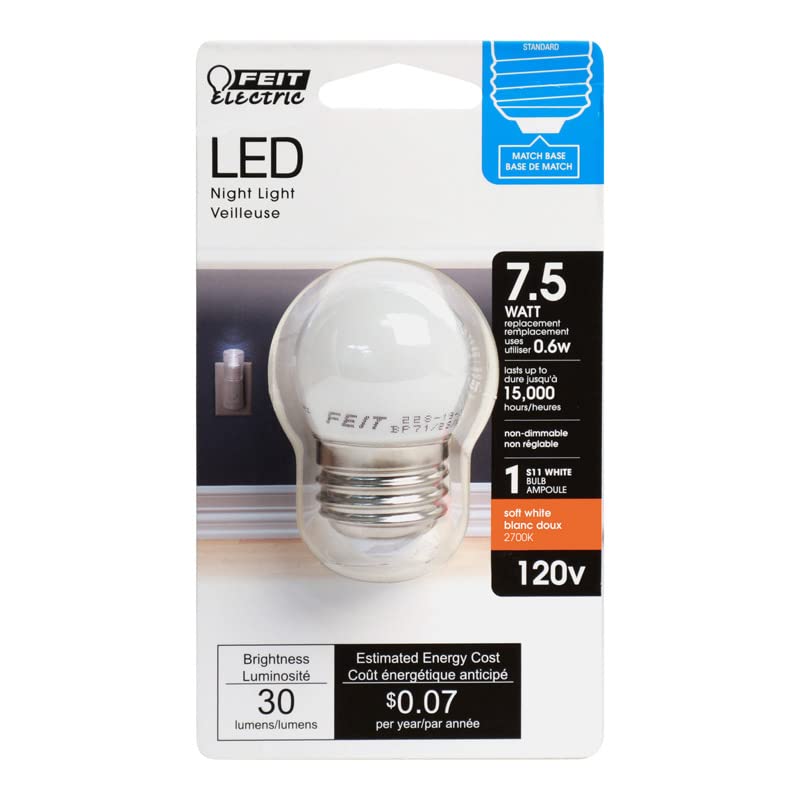 Feit Electric LED S11 E26 SW 7.5W