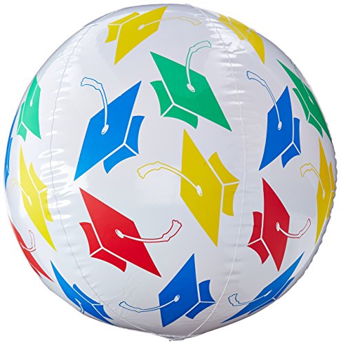 Beistle Grad Beach Ball Party Accessory (1 count) (1/Pkg)
