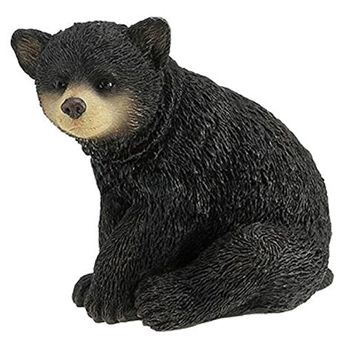 Veronese Design Unicorn Studios WU76501AA Sitting Black Bear Cub Hanging Christmas Tree Ornaments