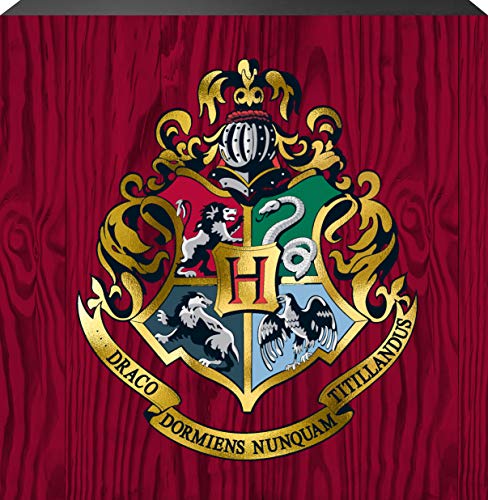 Spoontiques Hogwarts Crest Box Sign, Multicolored