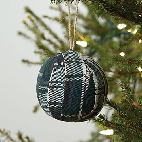 CTW Collection 780301 Aspen Plaid Fabric Ornament