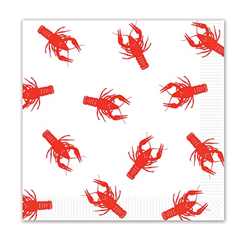 Beistle Crawfish Luncheon Napkins (2-Ply) (16/Pkg)