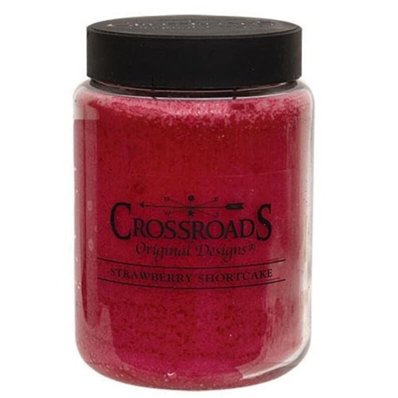 Crossroads Cross Roads Original Strawberry Shortcake 26 oz. Jar Candle