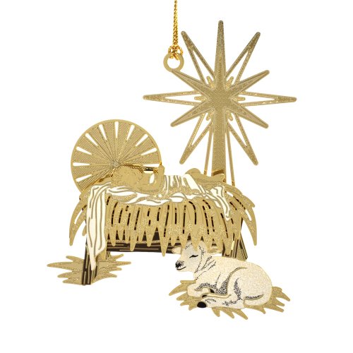 Beacon Design ChemArt Timeless Manger Hanging Ornament