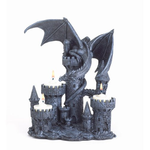 Sigma SLC Gifts & Decor Dragon Candleholder Medieval Castle Magic Myth Fantasy