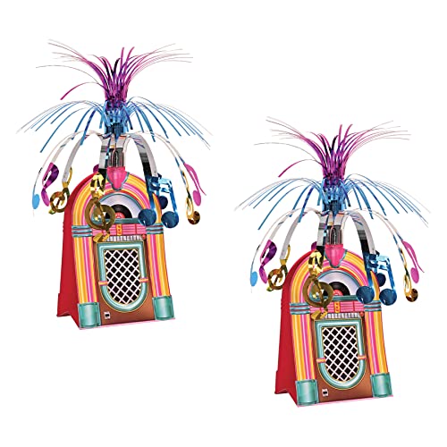 Beistle , 2 Piece Jukebox Centerpieces, 15''