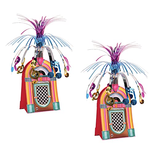 Beistle , 2 Piece Jukebox Centerpieces, 15&