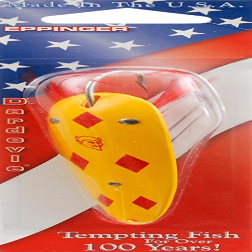Eppinger 517 Wdls Dardevle, 1-Ounce, Yellow/Red