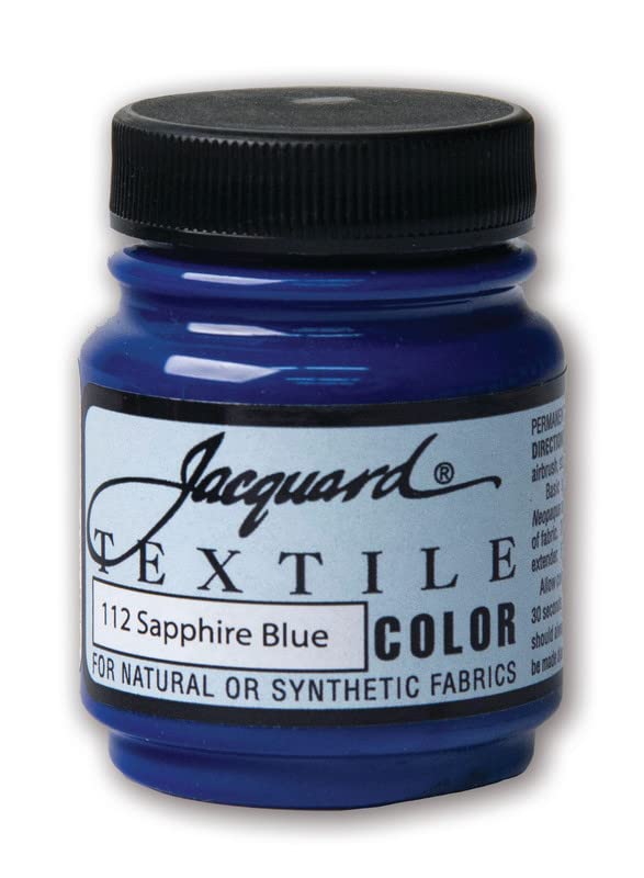 Jacquard Textile Paint 2.25 Oz Sapphire Blue