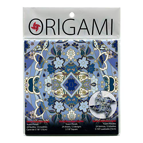 Yasutomo Origami Paper Kaleidoscope Yuzen Florals Pattern (4526)