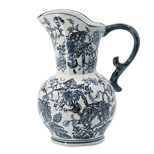 A&B Home Chinoiserie Decorative Milk Jar 9.5x6.5x12
