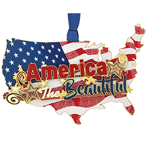 Beacon Design America The Beautiful Patriotic Ornament