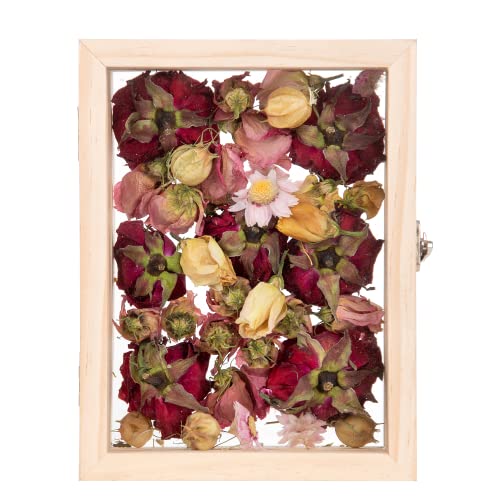 Esschert Design Flower and Herb Floating Frame, Wood and Glass